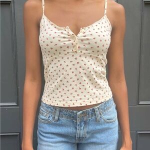 Brandy Melville floral tank